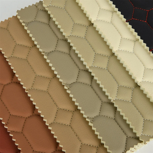 Pelle ricamata in PVC
