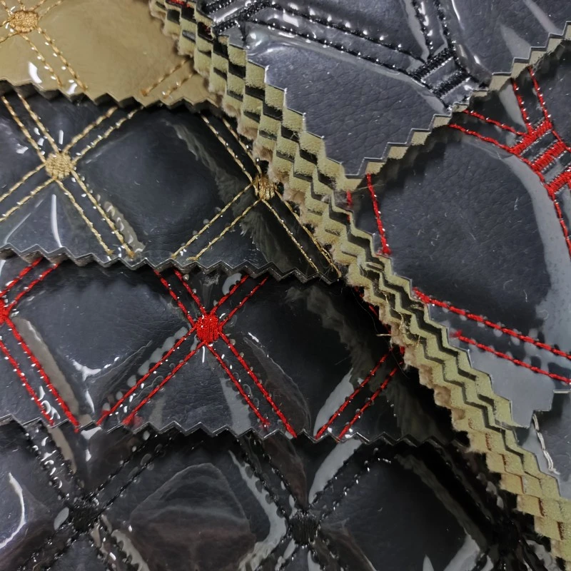 Pelle ricamata in PVC per pavimento auto